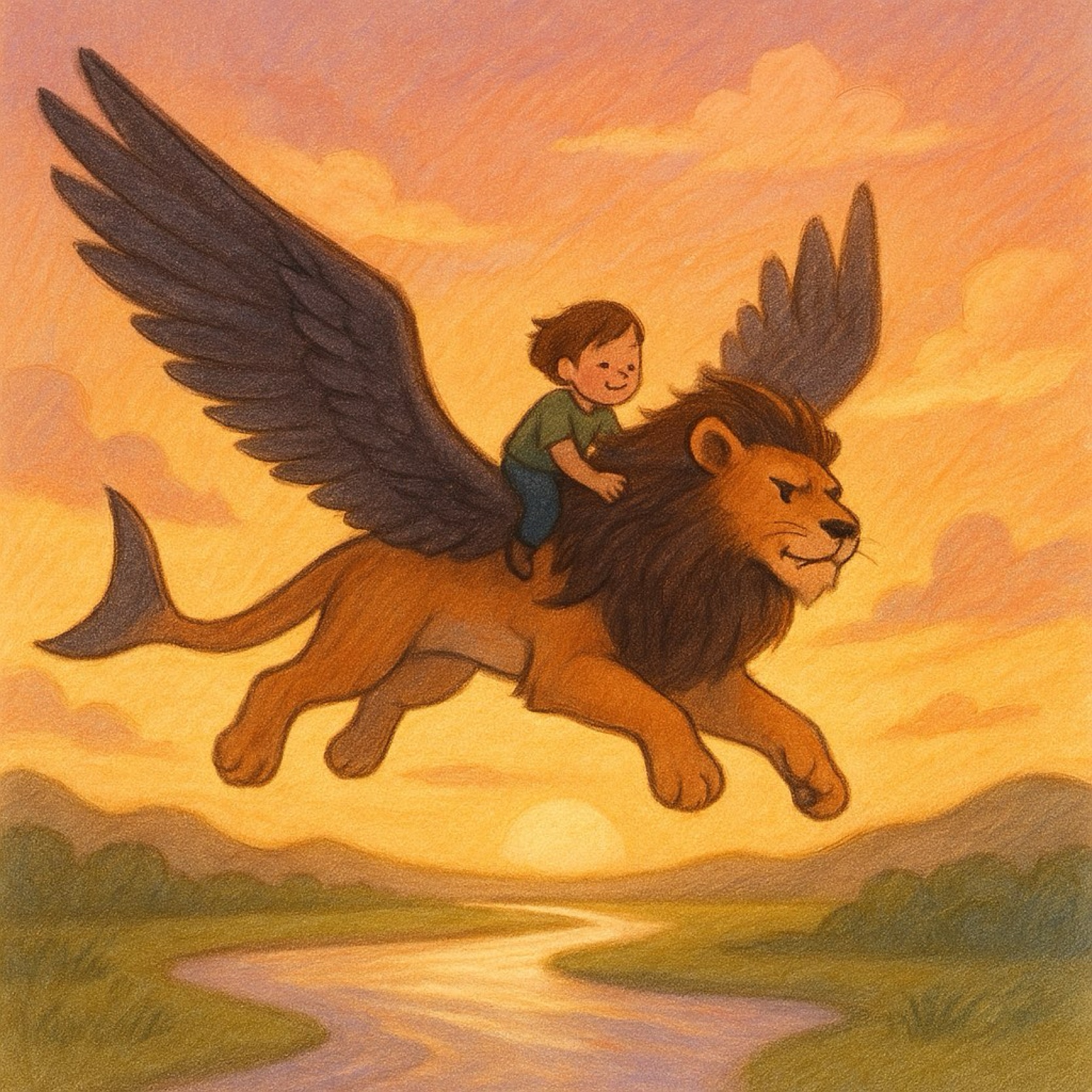 Peaceful ride home image